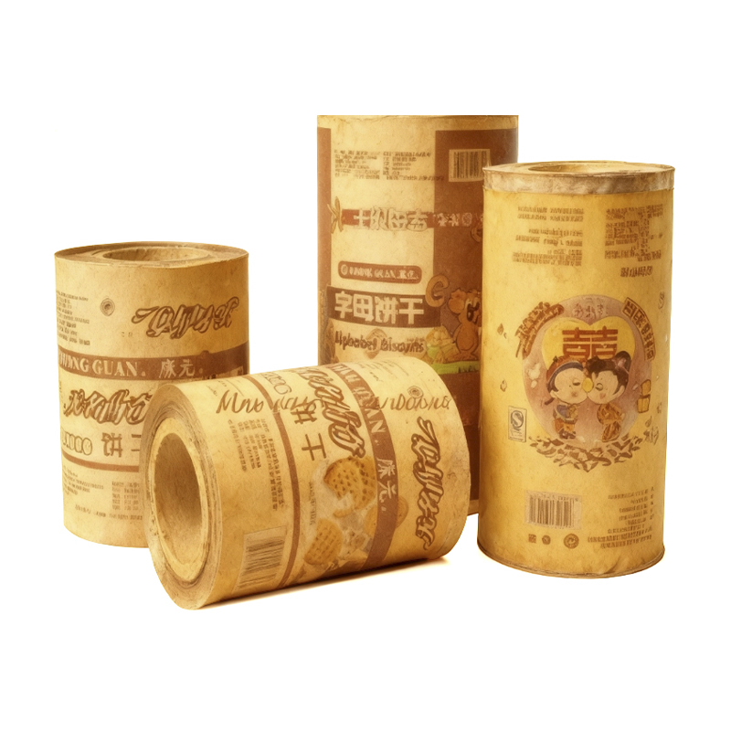 Rollfilm: Wrapper Ice Cream Rollfilm Walnuss Tube Flat Milk